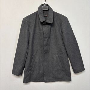 NWT Alpine Swiss Men Wool Blend Jacket Pea Coat Size Medium AS828 Gray D045 -2